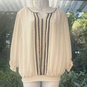 Large Christopher & Banks Long Sleeved Shirt